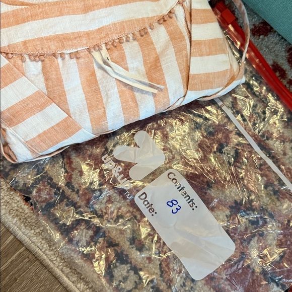 Anthropologie Linen Dolman Lace-Up Blouse Medium - Picture 8 of 8